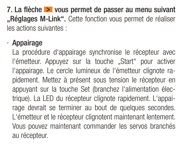 Méthode d'appairage